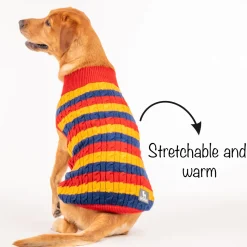 HUFT Classic Stripe Pet Sweater - Multicolour