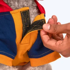 HUFT Colour Block Hoodie Pet Sweatshirt - Mustard