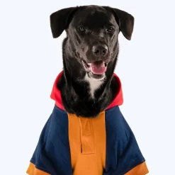 HUFT Colour Block Hoodie Pet Sweatshirt - Mustard