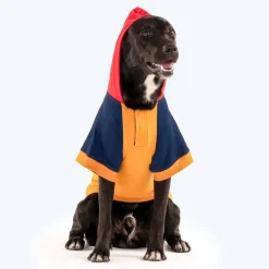HUFT Colour Block Hoodie Pet Sweatshirt - Mustard