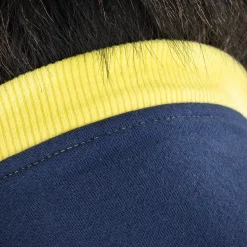 HUFT Colour Block Pocket Pet Sweatshirt - Neon Lime and Navy