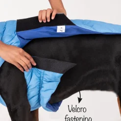 HUFT Cosy Pupper Reversible Dog Jacket- Ocean Blue