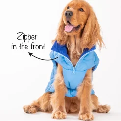 HUFT Cosy Pupper Reversible Dog Jacket- Ocean Blue