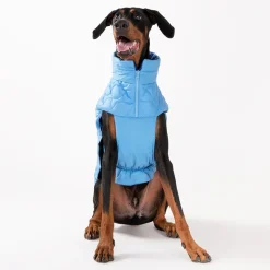 HUFT Cosy Pupper Reversible Dog Jacket- Ocean Blue