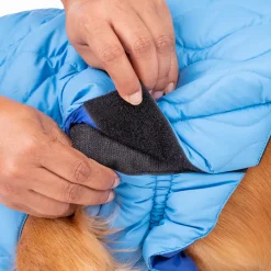 HUFT Cosy Pupper Reversible Dog Jacket- Ocean Blue