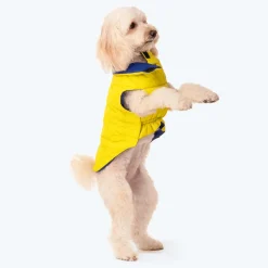 HUFT Cosy Pupper Reversible Dog Jacket - Lime Green