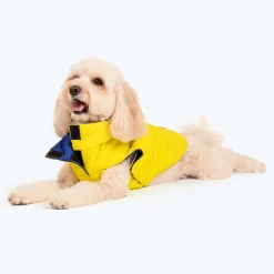 HUFT Cosy Pupper Reversible Dog Jacket - Lime Green