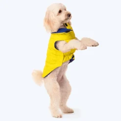 HUFT Cosy Pupper Reversible Dog Jacket - Lime Green