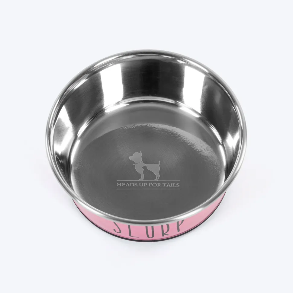HUFT Cutest Collection Slurp Puppy Bowl - Pink