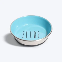 HUFT Cutest Collection Slurp Kitten Bowl - Blue
