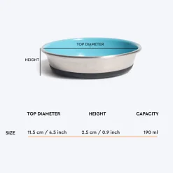 HUFT Cutest Collection Slurp Kitten Bowl - Blue