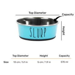 HUFT Cutest Collection Slurp Puppy Bowl - Blue