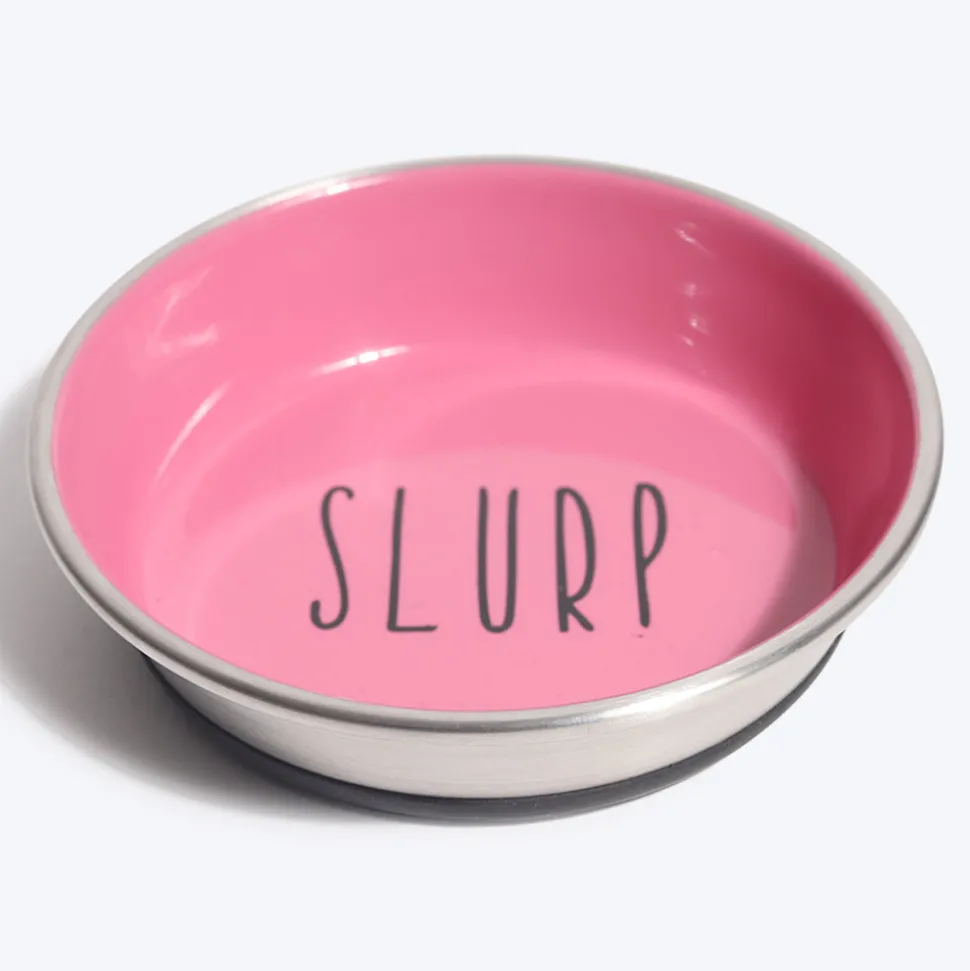 HUFT Cutest Collection Slurp Kitten Bowl - Pink