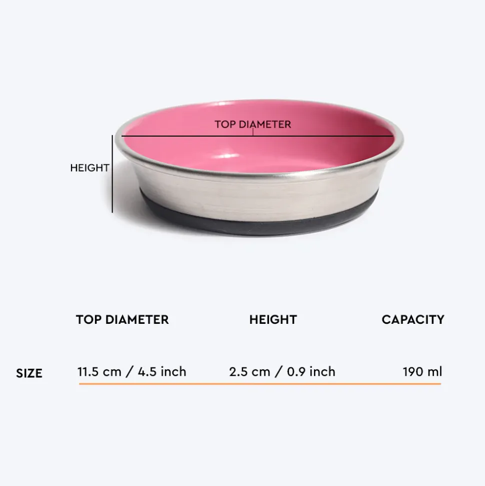 HUFT Cutest Collection Slurp Kitten Bowl - Pink