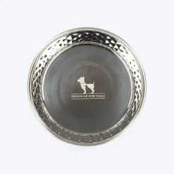 HUFT Dine N' Dazzle Embossed Steel Bowl For Dog - Blue