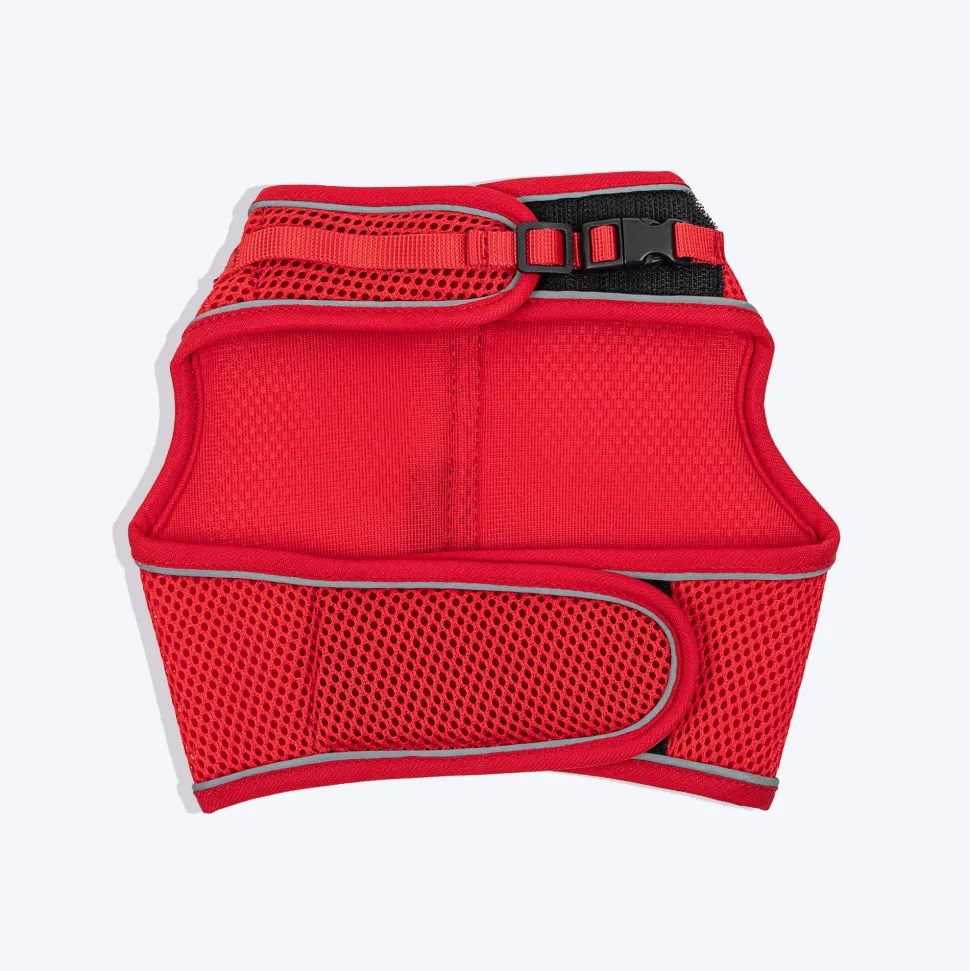 HUFT Essential Harness & Leash Set For Cat - Red