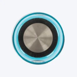 HUFT Evil Eye Printed Steel Bowl For Dog - Blue