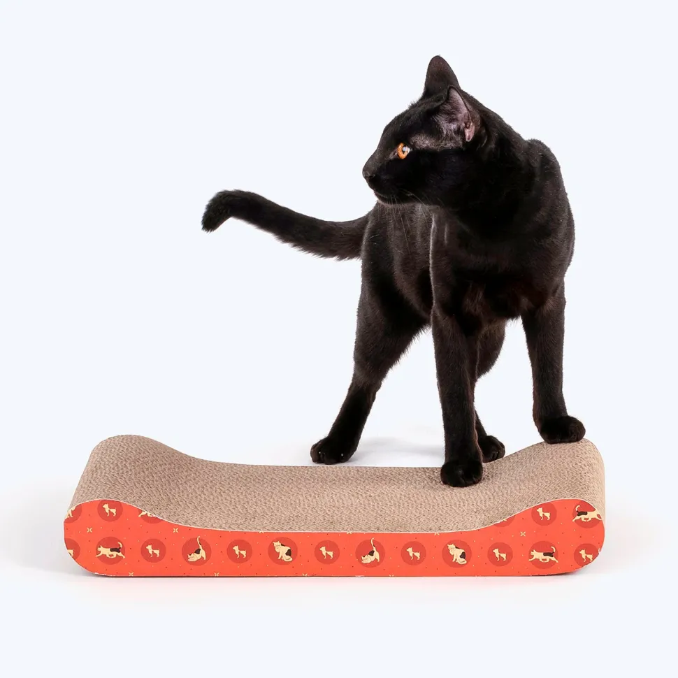 HUFT Feline Frenzy Cat Scratcher - Orange