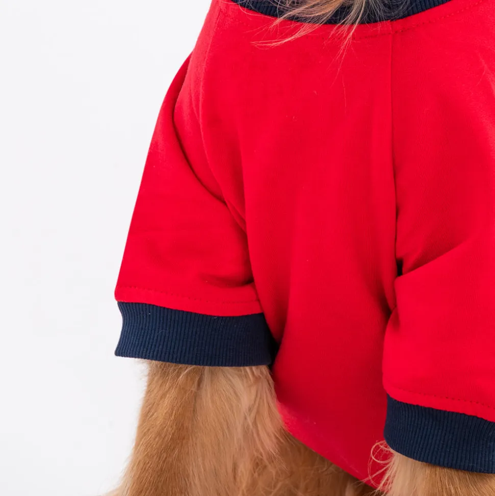 HUFT Fleece Dog Sweatshirt - Red