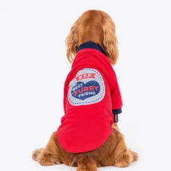 HUFT Fleece Dog Sweatshirt - Red