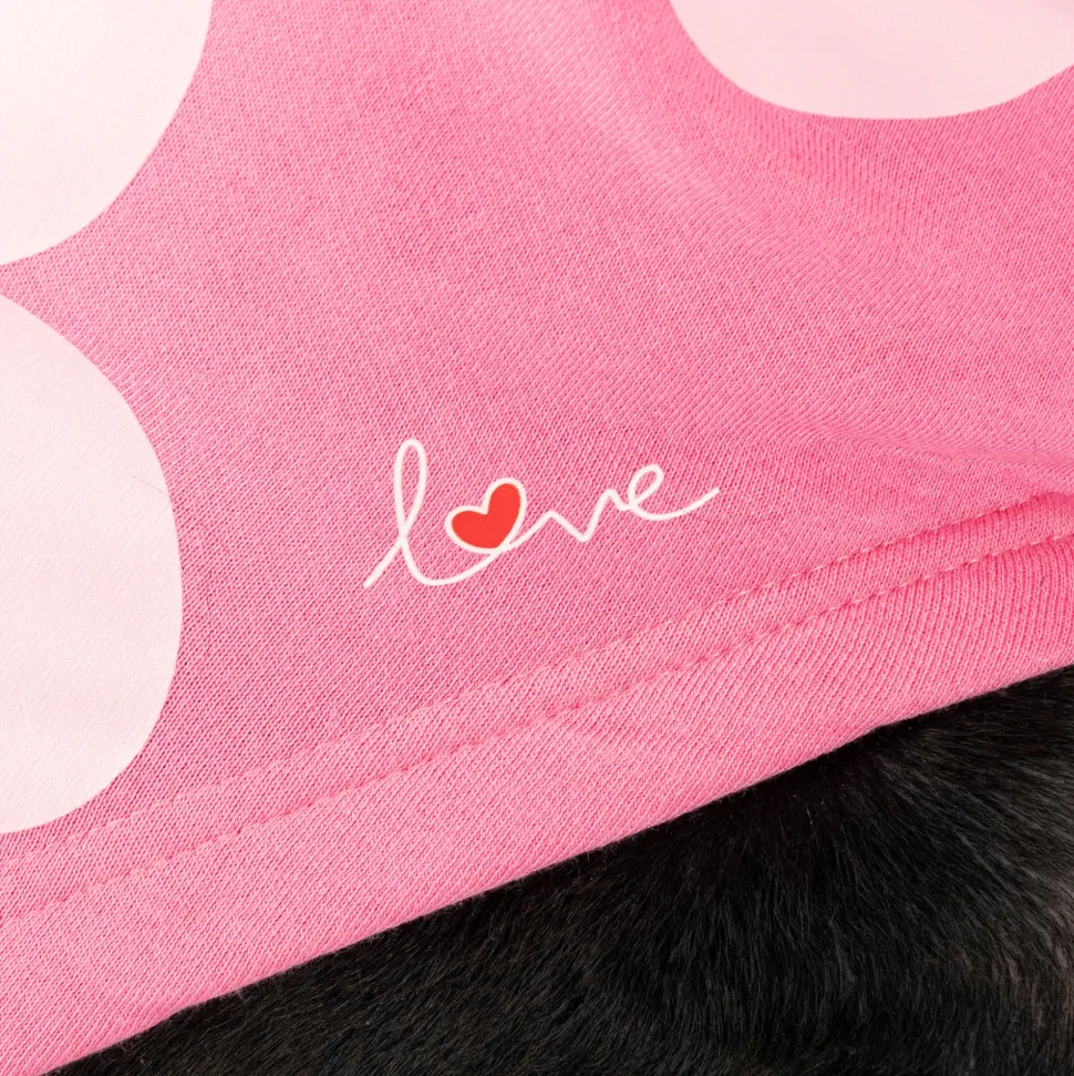 HUFT Flower Power Sweatshirt For Dog - Pink