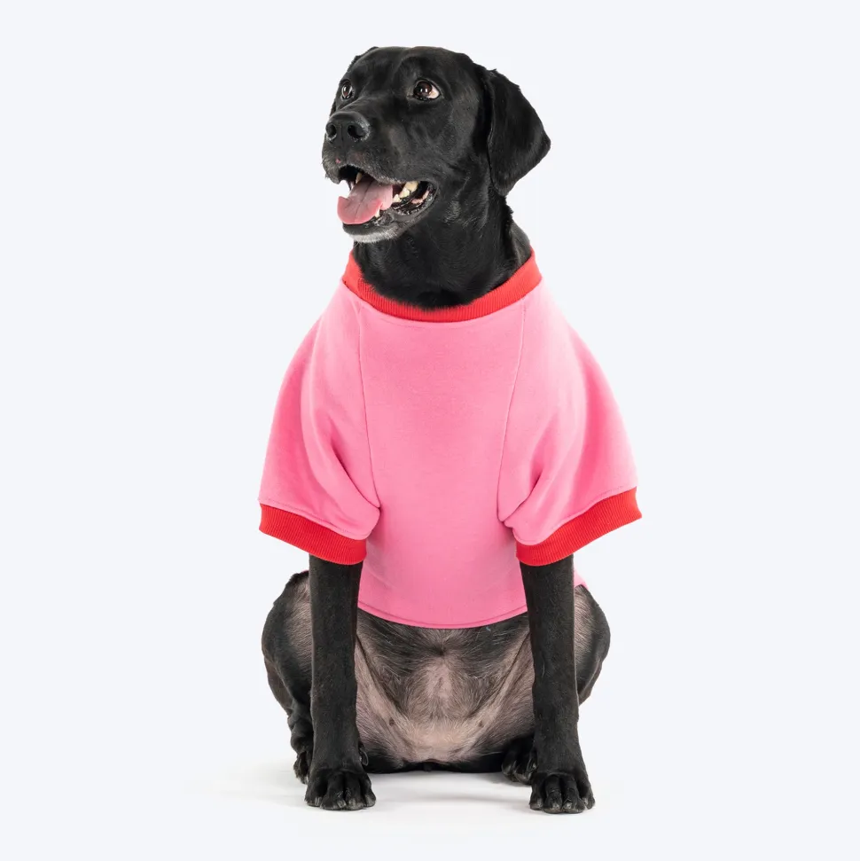 HUFT Flower Power Sweatshirt For Dog - Pink