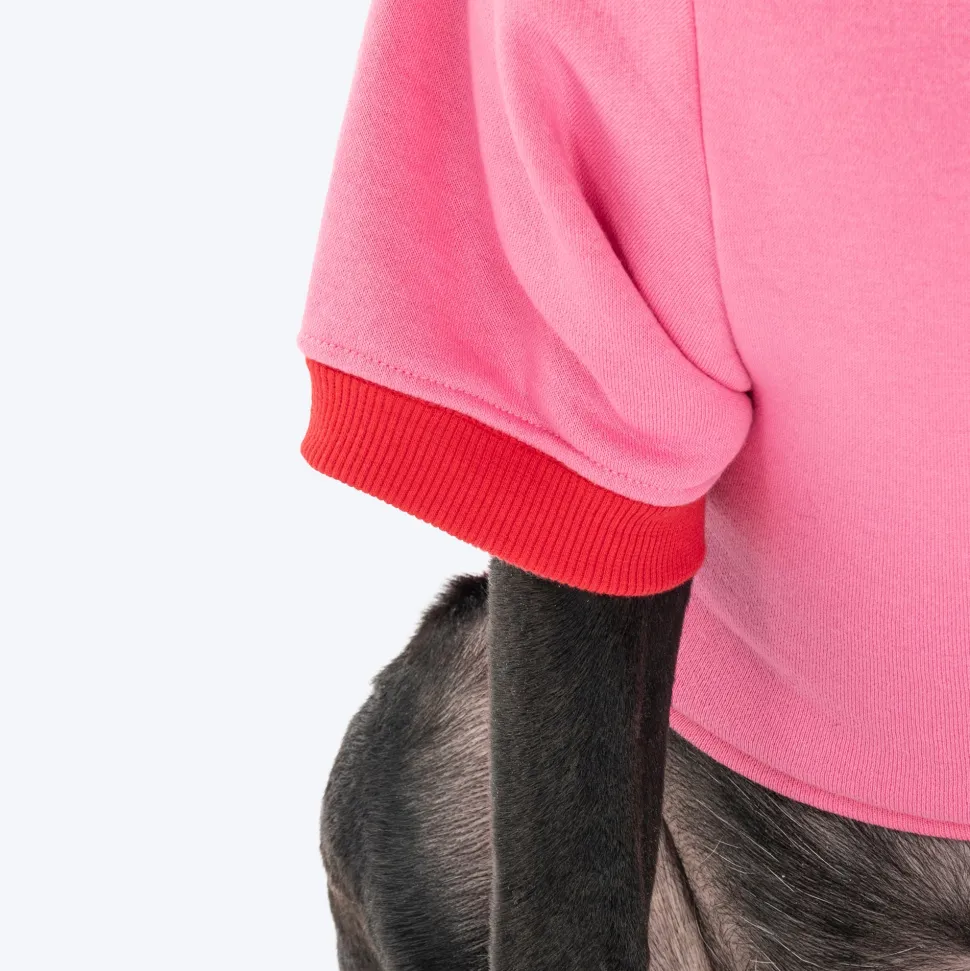 HUFT Flower Power Sweatshirt For Dog - Pink