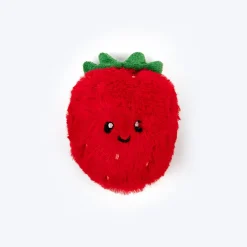 HUFT Fruitastic Plush Toys With Catnip For Cat - Red & Yellow - Set Of 2