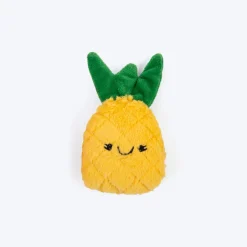 HUFT Fruitastic Plush Toys With Catnip For Cat - Red & Yellow - Set Of 2