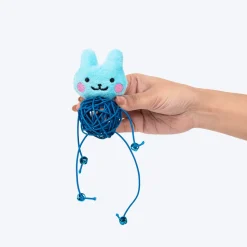 HUFT Furry Frenzy Interactive Toy For Cat - Blue - Set Of 3