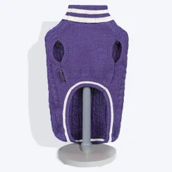 HUFT Fuzzy Buddy Dog Sweater - Purple