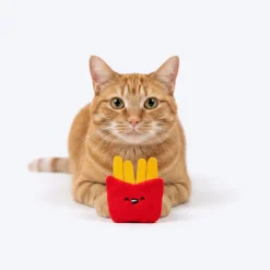 HUFT Happi Meal Plush Toys With Catnip For Cat - Multicolor - Set Of 2