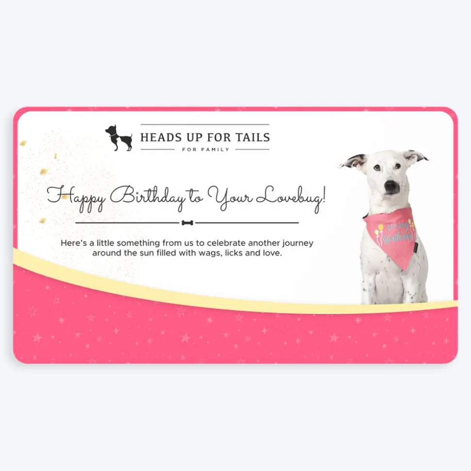 HUFT Happy Birthday To Your Lovebug Gift Card