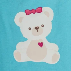 HUFT Happy Teddy Sweatshirt For Small Dog - Turquoise Blue