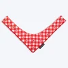 HUFT Jingle Hearts Scarf For Pets - Red & White