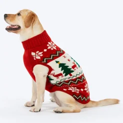 HUFT Jolly Jumper Sweater For Dog - Red