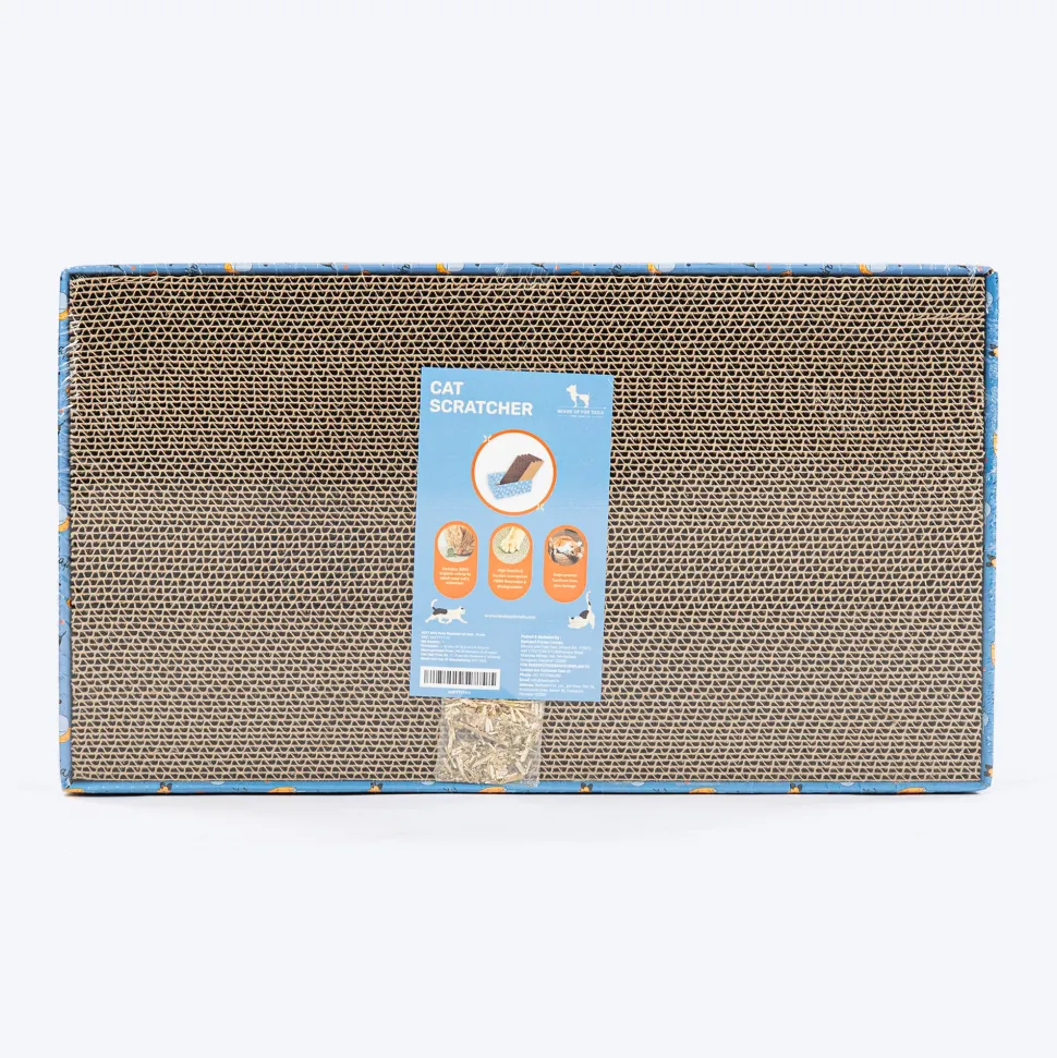 HUFT Kitty Crate Scratcher For Cat - Blue