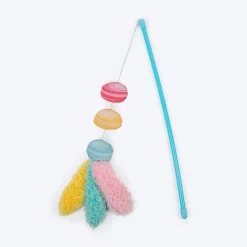 HUFT Macaron Wand Toy With Catnip For Cat - Multicolor