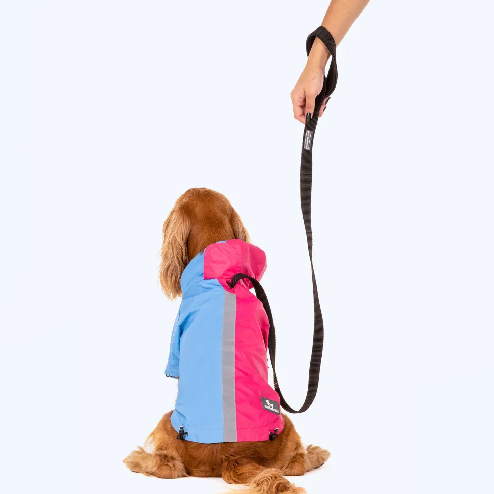 HUFT Magical Mist Dog Raincoat - Light Blue & Pink