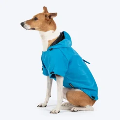 HUFT Magical Mist Raincoat With Harness Opening For Dog - Sky Blue