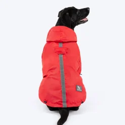 HUFT Magical Mist Raincoat For Dog - Red