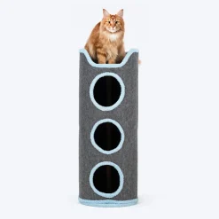 HUFT Meow Mansion Cat Tower For Cats - Grey