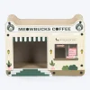 HUFT Meowbucks Coffee Shop Scratcher For Cat - Multicolor