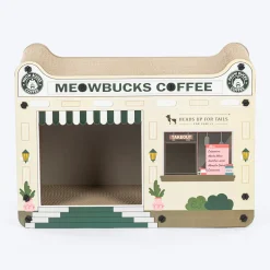 HUFT Meowbucks Coffee Shop Scratcher For Cat - Multicolor