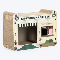HUFT Meowbucks Coffee Shop Scratcher For Cat - Multicolor