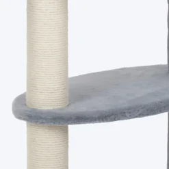 HUFT Meowtrix Tower Multipurpose Cat Tree - Grey