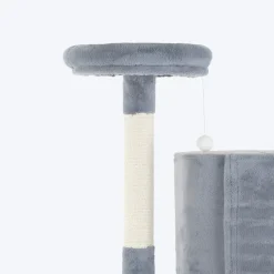 HUFT Meowtrix Tower Multipurpose Cat Tree - Grey