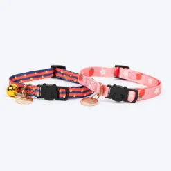 HUFT Meowvelous Collars For Cat - Pink & Navy