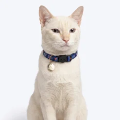 HUFT Meowvelous Collars For Cat - Dark Blue & Pastel Blue
