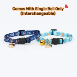 HUFT Meowvelous Collars For Cat - Dark Blue & Pastel Blue